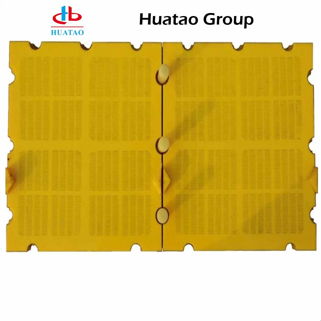 L305mm X W305mm 0.1mm Aperture Modular Dewatering Screen Polyurethane Sand Panel