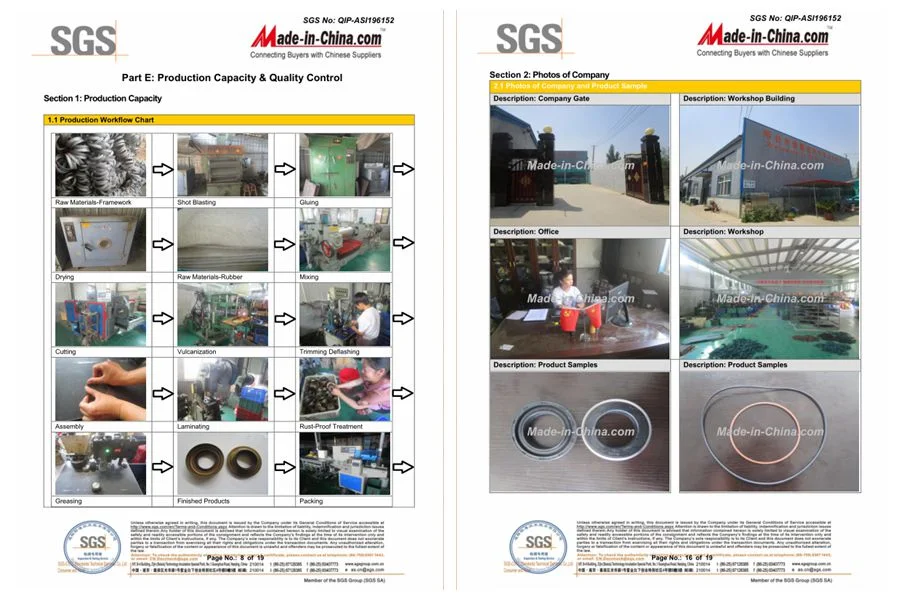 Production of Oil Seals Since 1990, Standard Oil Seals, Reten, Truck Oil Seals, Retentor, Agricultural Machinery Oil Seals, Retentors